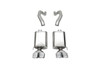 Corsa 3" Axle Back Exhaust - Xtreme - Twin 4.5" Polished Tips (2006 - 2013 C6 Corvette Z06 / ZR1) 21077