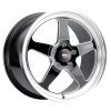 Weld 18x5 Ventura Drag Wheel 5x120 BC ET -23 BS 2.1 Gloss Black (Camaro/CTS) S1558C022N23