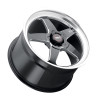 Weld 18x8 Ventura Drag Wheel 5x114.3 BC ET 15 BS 5.10 Gloss Black (Mustang) S15588067P15