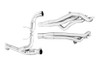 LTH 1-7/8" Long Tube Headers & ECOf Catted Connector Pipes Titan Finish (2015-2020 F150 V8) FDLH00028T