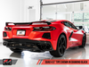 AWE Track Edition Exhaust w/ Diamond Black Tips (2020-2024 C8 Corvette Stingray) 3020-43086