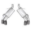 Stainless Works Axleback Exhaust - Performance Connect - Black Tips (2016 - 2024 Camaro SS w/ Dual Valves) CA16RVMKPBC