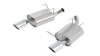 Borla Axle-Back Exhaust - S-Type - Polished Tips Tips (2011 - 2014 Mustang V6) 11796