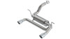 Borla Axle-Back Exhaust System - ATAK - Polished Tips (2018 - 2021 Wrangler JL 2.0L) 11964
