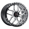Weld 18x12 Laguna Beadlock Drag Wheel 5x120 ET 52 BS 8.5 Gloss Black (Corvette C8) S90782022P52