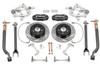 Carlyle by BMR 15" Conversion Kit w/ Rear Suspension Package - Drilled & Slotted Rotors - Black Calipers (2006 - 2023 Charger / 2008 - 2023 Challenger) DRP110H