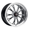 Weld 17x11 Belmont Drag Wheel 5x120.65 ET 43 BS 7.75 Gloss Black (C6 Corvette Z06/GS) S15771163P43