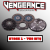 Vengeance Stage 1 Organic Clutch w/ Billet Flywheel 8 Bolt/10 Spline (1996-2010 Mustang GT 4.6L V8) DM1-07-03