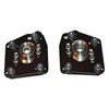 J&M Caster Camber Plates - Adjustable - Red (1994 - 2004 Mustang) 24213-R