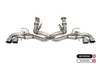 Corsa 3" Cat-Back Exhaust - Valve & Muffler Delete - 4.5" Pro Series Tips - Polished (2020 - 2026 Corvette C8 - NPP) 21105-1