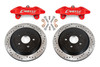 Carlyle by BMR Brake Kit for 15" Conversion - Drilled & Slotted Rotors - Red Calipers (2008 - 2009 G8 / 2010 - 2024 Camaro / 2015 - 2019 CTS-V / 2014 - 2017 SS) DBK353