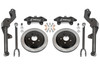 Carlyle by BMR 15" Conversion Kit w/ Rear Suspension Package - Solid Rotors - Black Calipers (2010 - 2015 Camaro) DRP350H