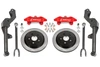 Carlyle by BMR 15" Conversion Kit w/ Rear Suspension Package - Solid Rotors - Red Calipers (2010 - 2015 Camaro) DRP351H