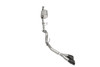 Corsa 3" Catback Exhaust - Sport - Single Side Exit - Black Tips (2021 - 2026 F150 3.5L EcoBoost 145.4" WB) 21166BLK