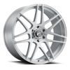 Forgestar X14 22x10 Gloss Brushed 6X135 Wheel. Ford F-150 or Expedition. Offset: +30, Backspace: 6.7, 
Material: Flow Formed Aluminum.