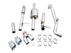 AWE 0FG Catback Dual Side Exit Chrome Tips (2019-2022 Sierra/Silverado 1500 5.3L Flat Bumper) 3015-22207