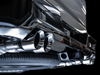 AWE 0FG Catback Split Rear Exit Quad Chrome Tips (2019-2022 Sierra/Silverado 1500 5.3L Bumper Cutouts) 3015-42201