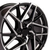 Replica HD06 18x8 Black Wheel (2006-2022 Civic/Accord) HD06-18080-5450-50MB