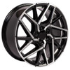 Replica HD06 18x8 Black Wheel (2006-2022 Civic/Accord) HD06-18080-5450-50MB