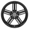 Replica AU12 18x8 Black Wheel ET45 (2005-2019 Jetta) AU12-18080-5112-45B