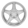 Replica CV01 17x9.5 Wheel - 5x120.65 BP 56 ET - Chrome (1993 - 2002 Camaro & Firebird / 1988 - 2004 Corvette) CV01-17095-5475-56C