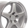 Replica CV01 17x9.5 Silver Wheel (1993-2002 Camaro/Firebird) CV01-17095-5475-56SM