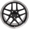 Replica CV04 18x10.5 Black Wheel (1993-2002 Camaro/Firebird Rear) CV04-18105-5475-56BM