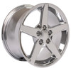 Replica CV06 19x10 Chrome Wheel (2005-2013 C5 Corvette Rear) CV06B-19100-5475-68C