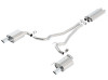 Borla Cat Back Exhaust System - Touring - Polished Tips (2015 - 2017 Mustang GT) 1014040