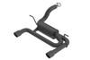 Borla Axle-Back Exhaust System - S-Type - Satin Black Coated (2018 - 2026 Wrangler) 11956CB