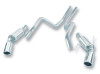 Borla Catback Exhaust System - S-Type - Polished Tips (2005 - 2009 Mustang GT) - 140135