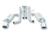 Borla Catback Exhaust System - S-Type Classic - Polished Tips (2005 - 2006 GTO Coupe) 140165