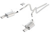 Borla Catback Exhaust System - S-Type - Polished Tips (2011 - 2014 Mustang 3.7L 6cyl) 140375