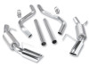 Borla Catback Exhaust System - ATAK - Polished Tips (2005 - 2009 Mustang GT / 2007 - 2009 Shelby GT500) 140382