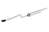 Borla Catback Exhaust System - S-Type - Black Chrome Tips (2012 - 2018 Wrangler) 140479BC