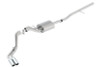 Borla Catback Exhaust System - S-Type - Polished Tips (2014 - 2019 Silverado 1500 Ext/Crew Cab Std Bed / 2014-2019 Sierra 1500 Ext/Crew Cab Std Bed) 140550