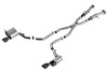 Borla Catback Exhaust System - ATAK - Black Coated Tips (2015 - 2021 Grand Cherokee SRT) 140633CB
