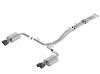 Borla Catback Exhaust System - S-Type - Black Chrome Tips (2018 - 2019 Explorer Sport) 140765BC