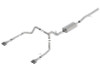 Borla Catback Exhaust System - Touring - Carbon Fiber Tips (2019 - 2023 Silverado 1500 6.2L V8 / 2019 - 2023 Sierra 1500 6.2L V8) 140772CF
