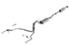 Borla Cat-Back Exhaust System - Touring - Single Split Rear Exit - Polished Tips (2021 - 2026 F150 5.0L) 140865