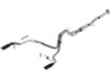 Borla Cat-Back Exhaust System - ATAK - Single Split Rear Exit - Black Tips (2021 - 2026 F150 5.0L - Reg Cab) 140869BC