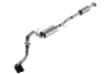 Borla Cat-Back Exhaust System - Touring - Side Exit - Black Tips (2021 - 2026 F150 2.7L / 3.5L) 140870BC