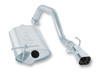 Borla Catback Exhaust System - Touring - Single Square (1988 - 1990 Wrangler) 14352