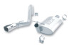 Borla Catback Exhaust System - Touring - Single Square (1991 - 1995 Wrangler) 14364