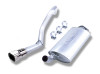 Borla Catback Exhaust System - Touring - Single Square Tip (2000 - 2006 Wrangler) 14924