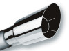 Borla Universal Polished Tip Single - Round Angle-Cut (Inlet 2 1/2" / Outlet 3 1/2") 20120