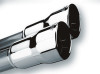 Borla Universal Polished Tips - Dual Round Rolled Angle Cut (Inlet 2" / Outlet 3") 20143