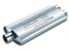 Borla Pro-XS Muffler - Universal Center / Dual Oval - Notched (3" Inlet  / 2.5" Outlet) - 400487