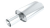 Borla Blow Torch Boomer Muffler - Oval Long Body (2.25" Center Inlet / 4" Round Tip) 40060