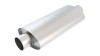 Borla XR-1 Raceline Sportsman Muffler - Universal Oval - 3" Center Inlet / 3" Center Outlet 40944